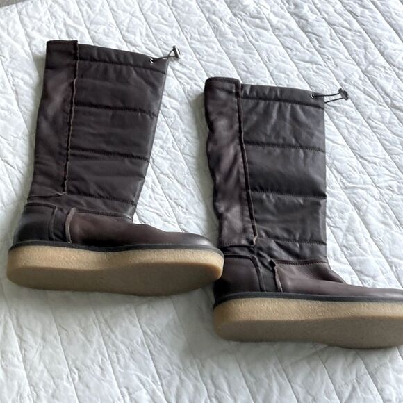 Vic Matie Brown Quilted Boots size 37 - Picture 3 of 4